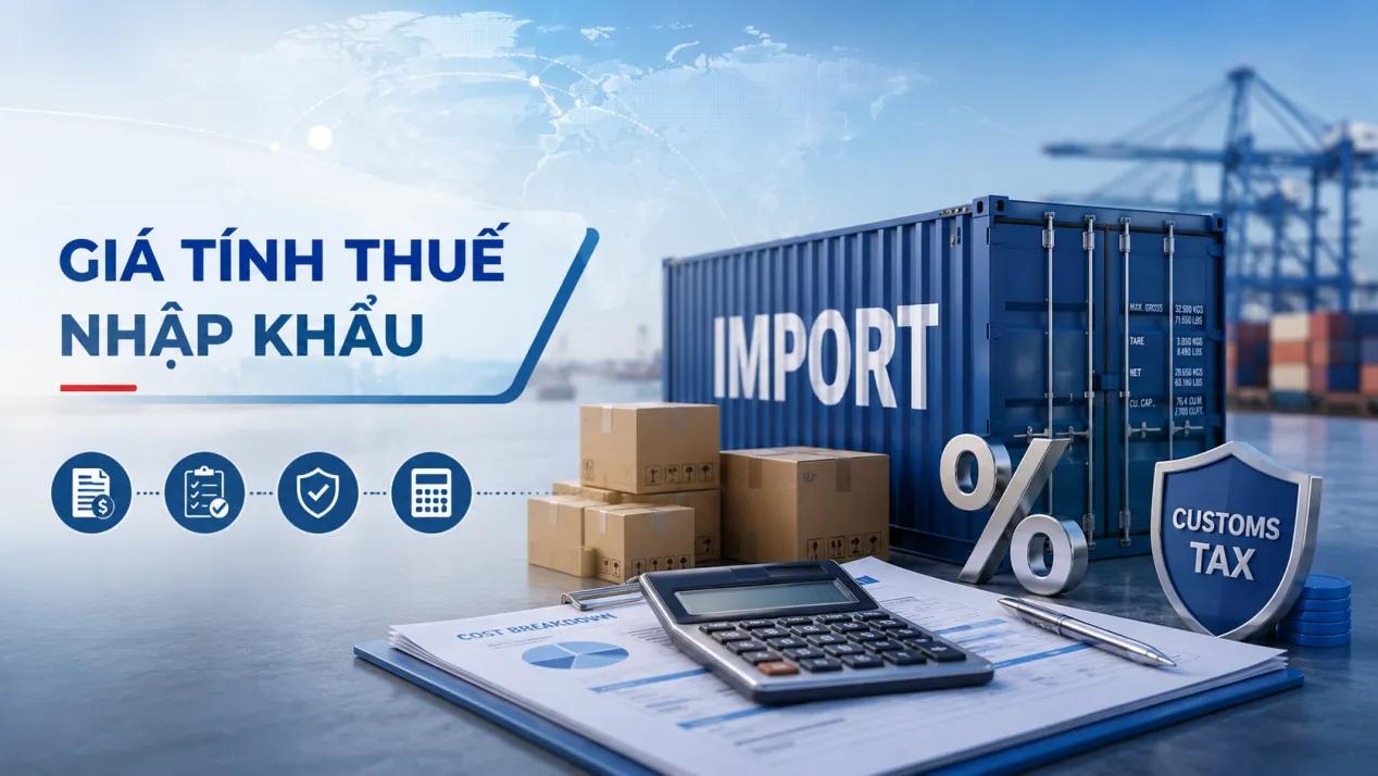 Giá tính thuế nhập khẩu và các yếu tố cần kiểm tra trước khi tính thuế.