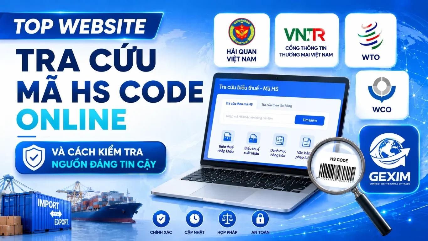Top website tra cứu mã HS code online đáng tin cậy